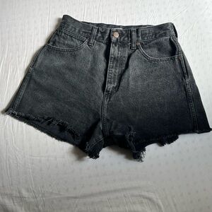 Wrangler Dark Gray Jean Shorts